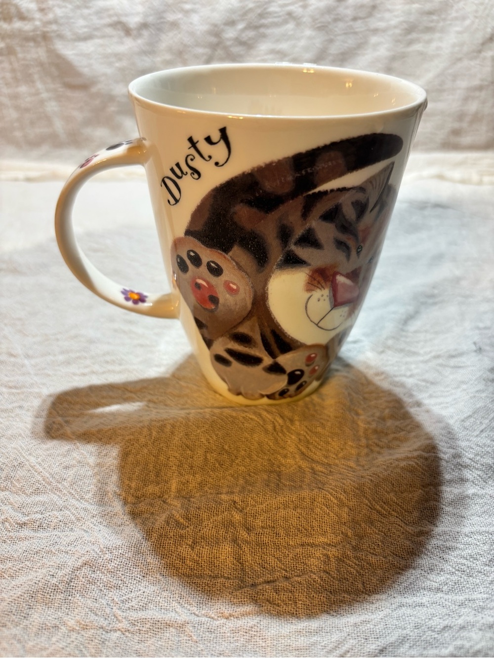 Roy Kirkham Fine Bone China Cats Paws Daisy & Dusty Cup 2002